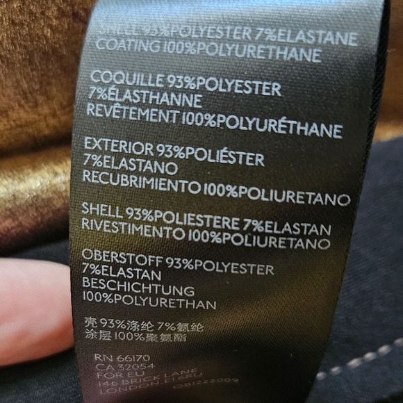 Rose Gold Metallic Gold Women's Crop Jacket From Anthropologie - Picture 10 of 10